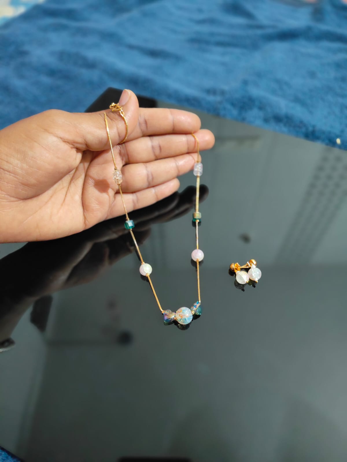 Western Style Necklace with Small Heart