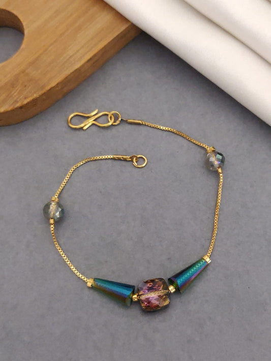 Bracelate with Different Color Stone