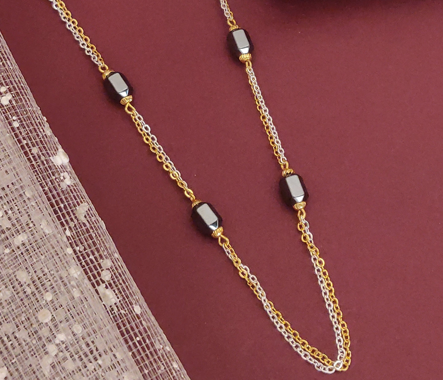 Sample Mala with Black Pearl